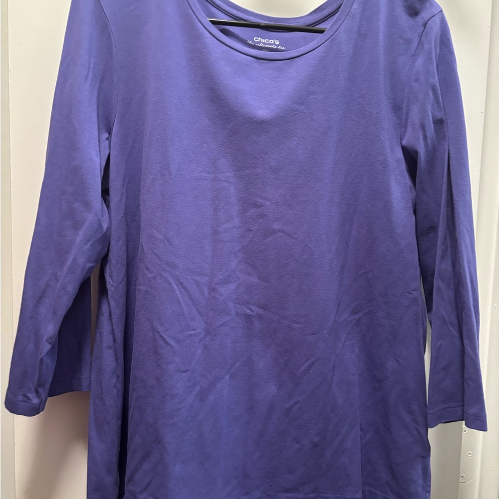 Chico's Rich Purple Tee